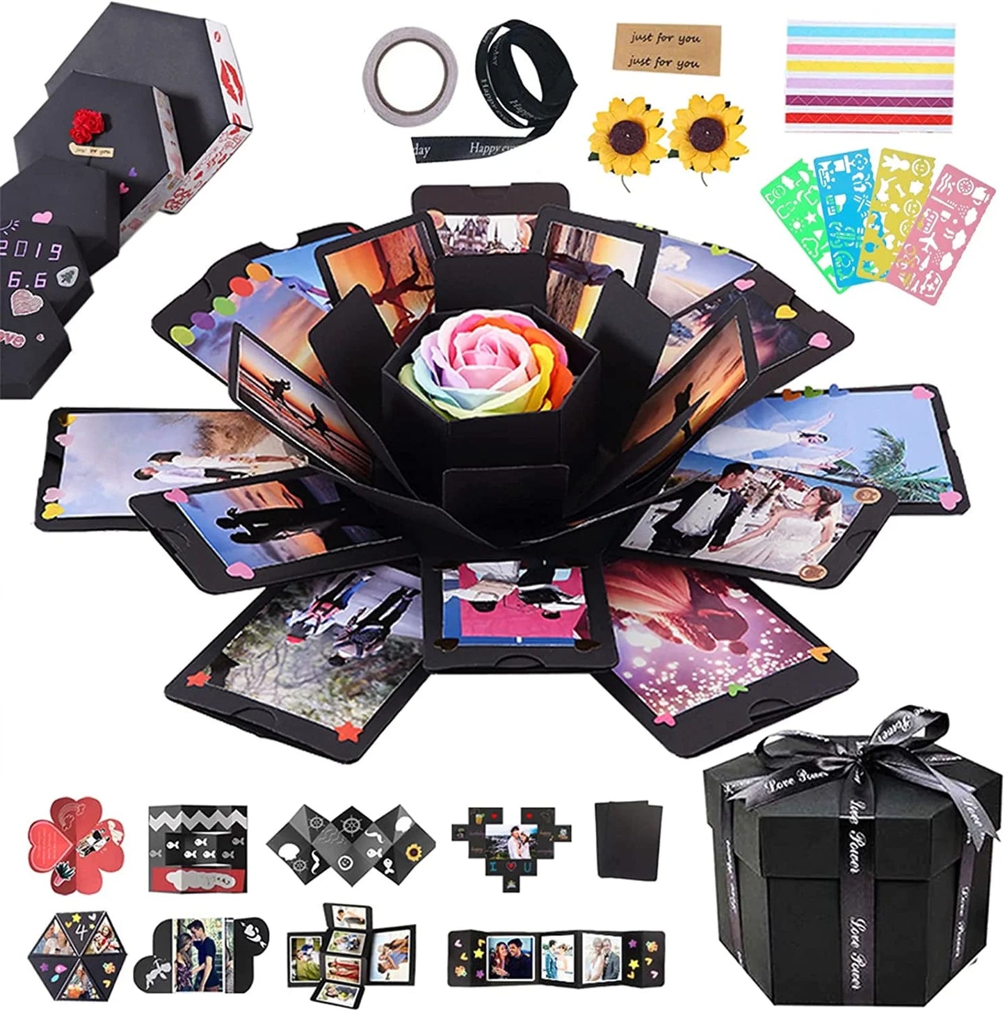 Black Explosion Box For Anyone to be gifted too