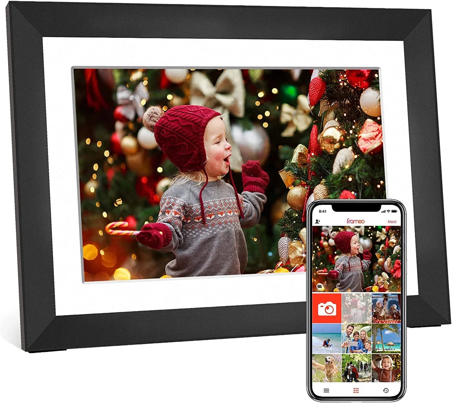  Digital Picture Frame,Wifi,10.1" 32GB